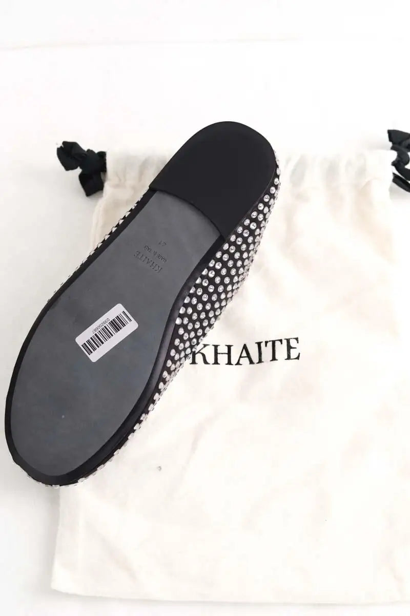 Ballerines Khaite Noir en Paillettes