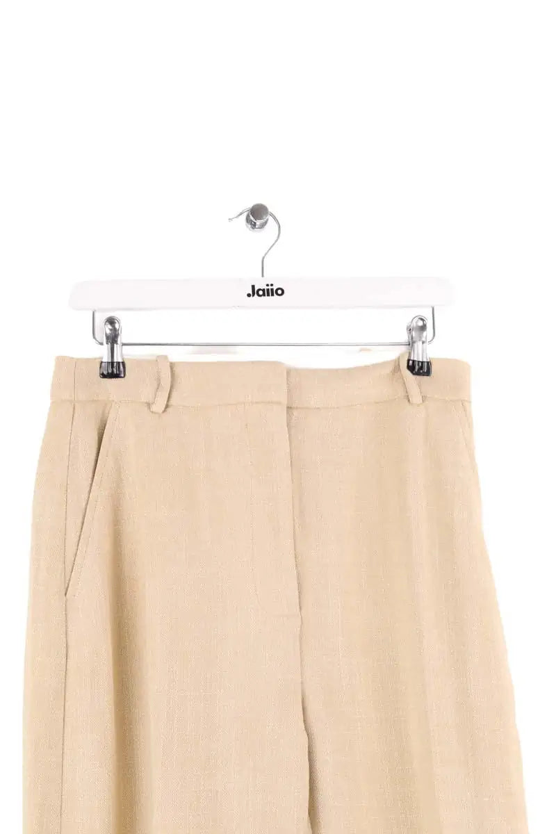 Pantalon large Sézane Beige en Viscose