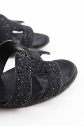 Sandales Hermès  Noir