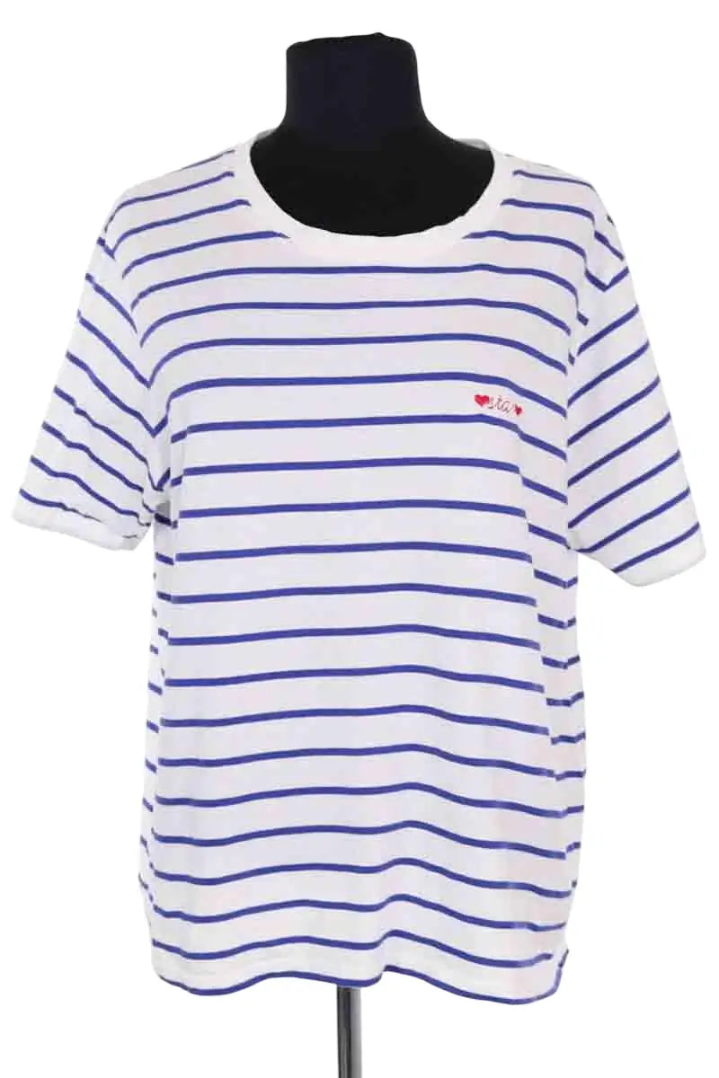 T-shirt Sézane Blanc en Coton, taille XXL - Seconde Main