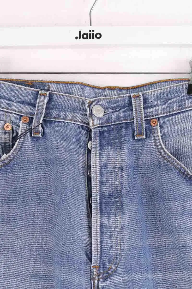 Jean droit Levi's 501 Bleu en Coton