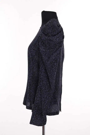 Blouse Maje Bleu en Soie