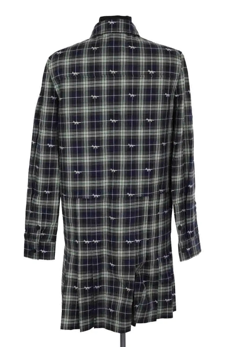 Robe Kitsuné Vert en Coton