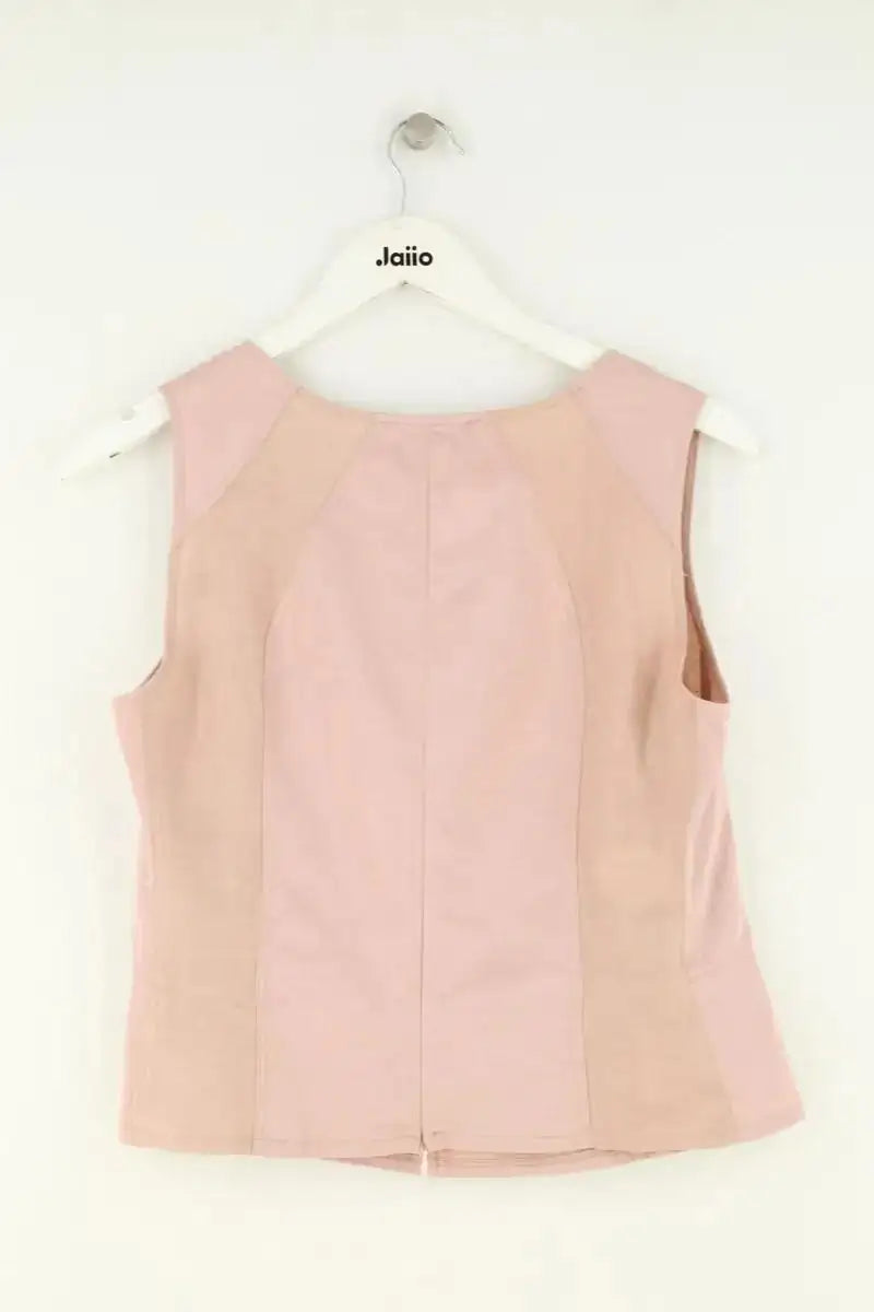 Top sans manche Gerard Darel Rose en Lin