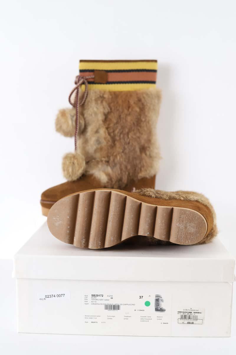 Boots fourées See By Chloé  Marron