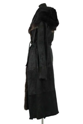 Manteau Yves Salomon  Noir