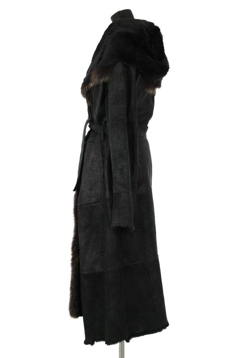 Manteau Yves Salomon  Noir