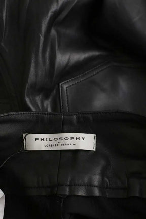 Pantalon droit Philosophy Di Lorenzo Serafini  Noir