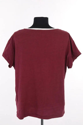 T-shirt Ba&Sh Bordeaux en Coton