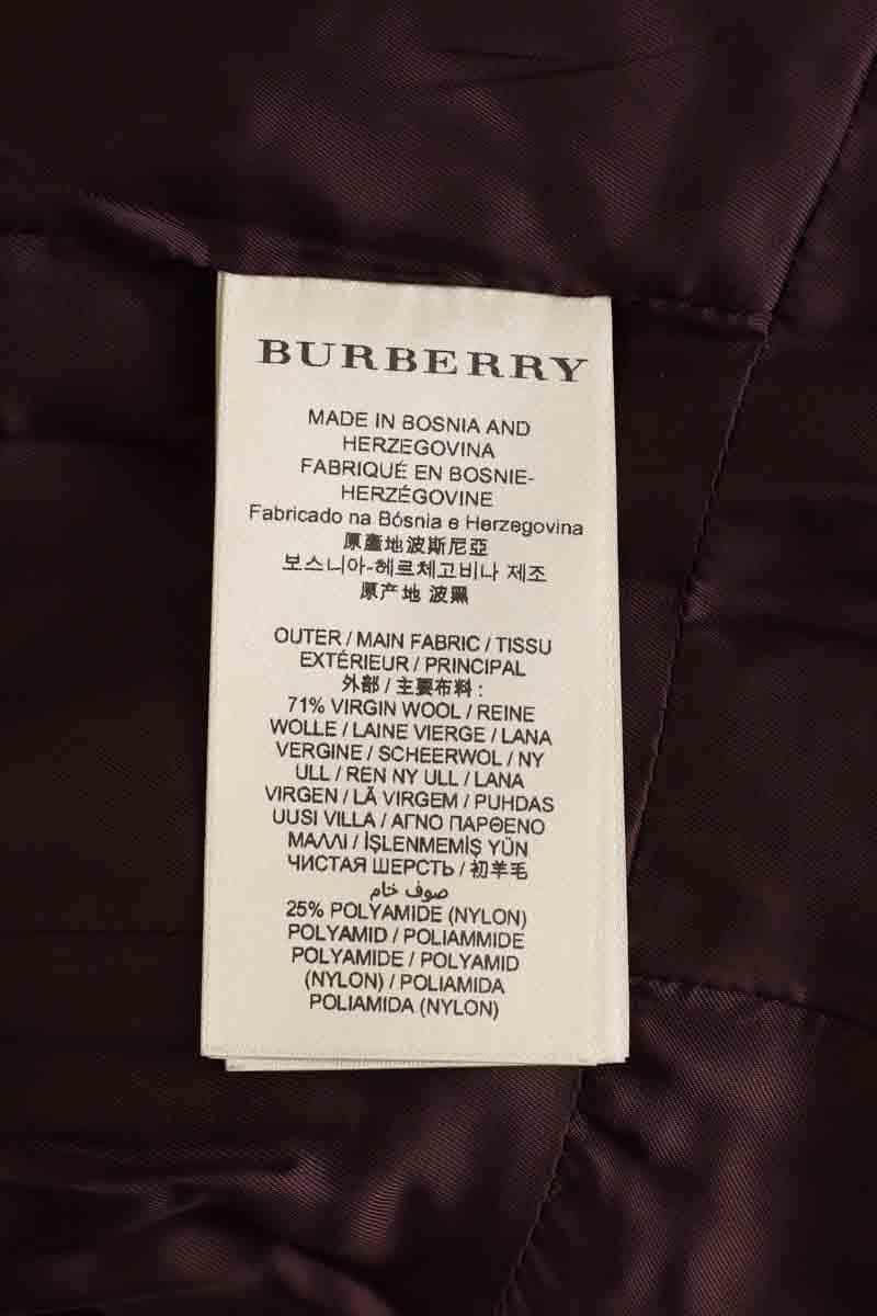 Manteau Burberry  Bordeaux