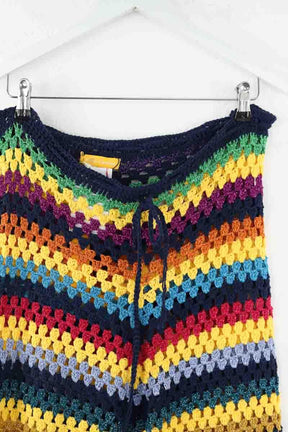 Droit Rose Carmine  Multicolore