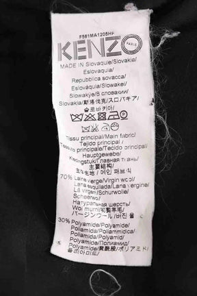 Manteau Kenzo Noir en Laine