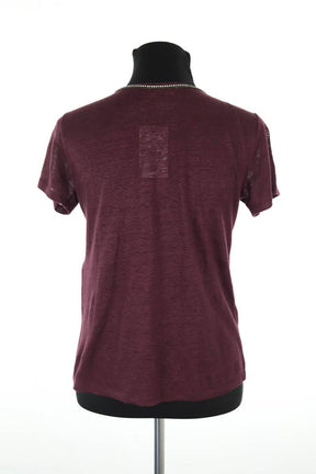 T-shirts Maje  Bordeaux