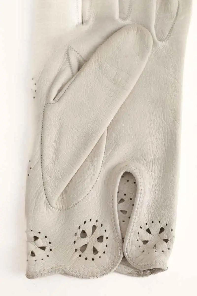 Gants Hermès  Blanc