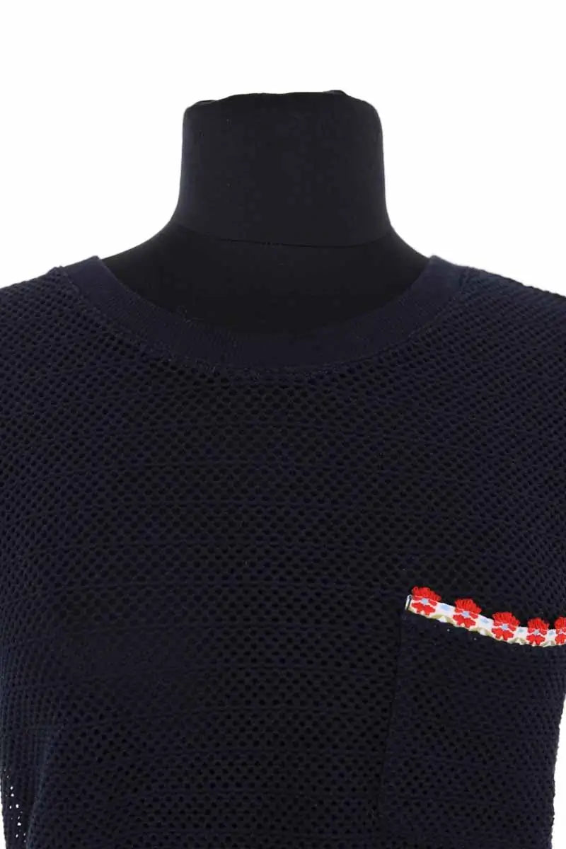 Top Claudie Pierlot Marine en Synthétique