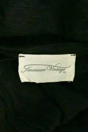 T-shirt American Vintage Noir en Coton