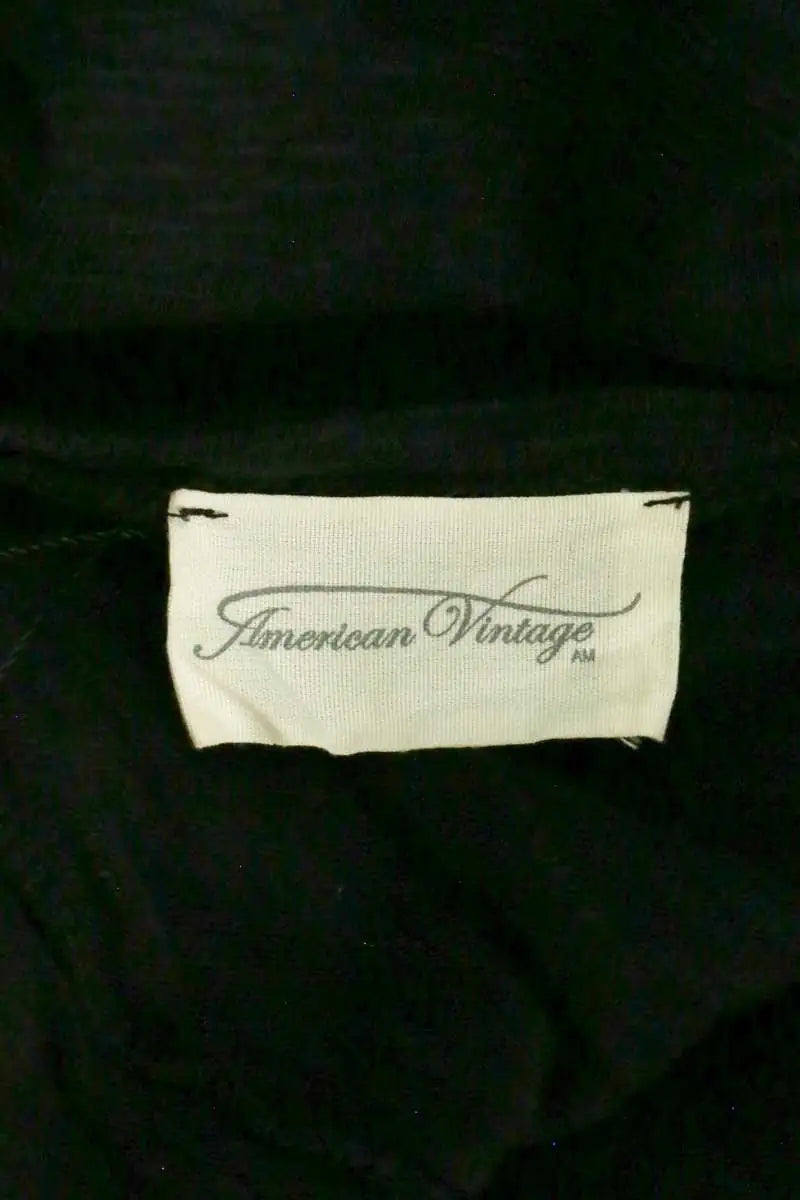 T-shirt American Vintage Noir en Coton