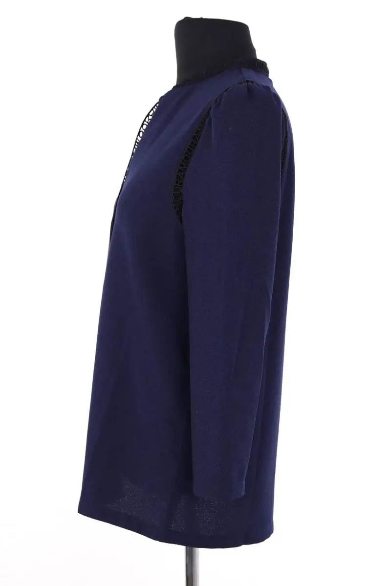 Blouse Maje Marine en Synthétique