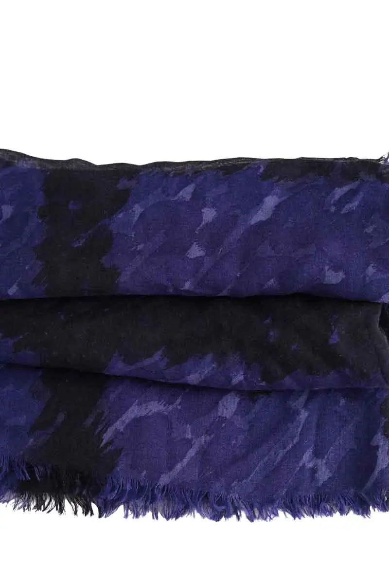 Chèche Burberry Bleu en Coton