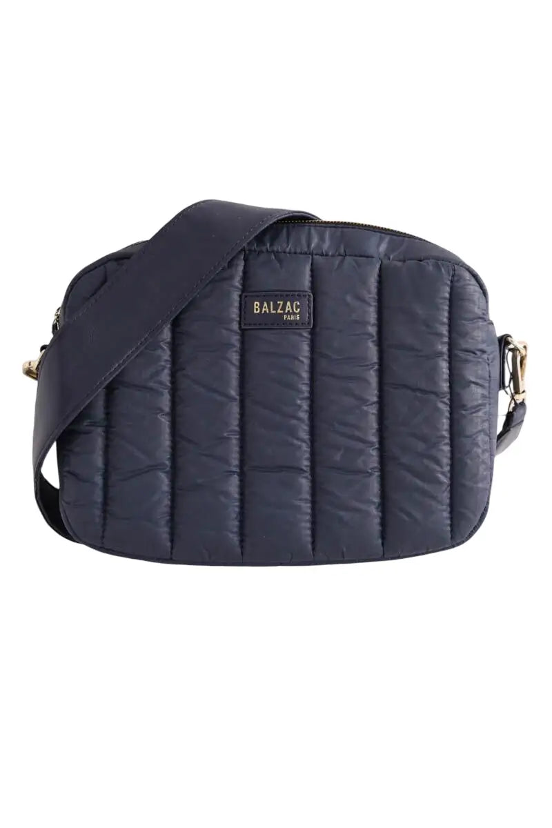 Sac à bandoulière Balzac César Bleu en Synthétique - Seconde Main