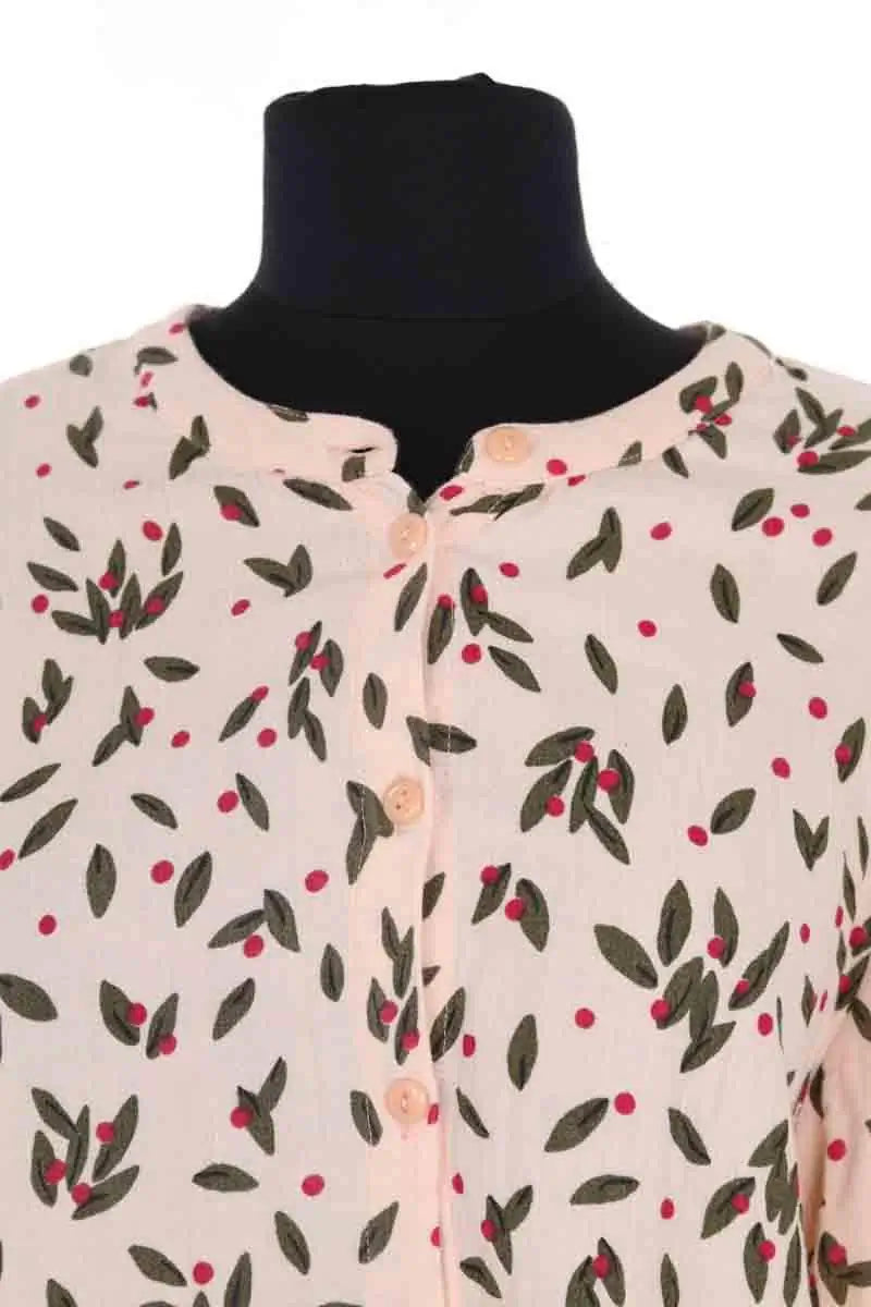 Chemise Des Petits Hauts Beige en Coton