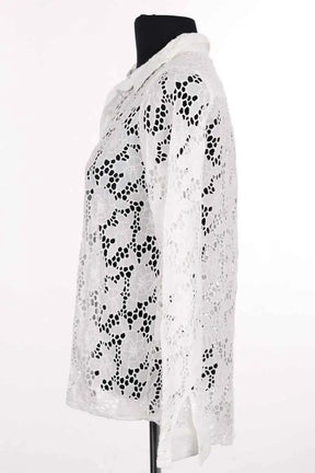 Chemise Ba&Sh Blanc en Coton