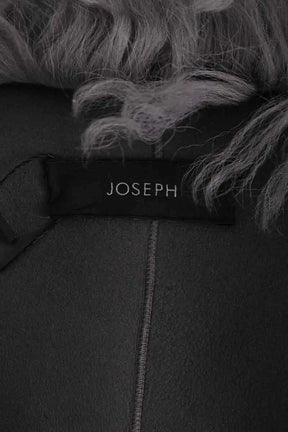 Veste Joseph Gris en Cuir