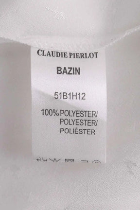 Blouse Claudie Pierlot Blanc en Synthétique