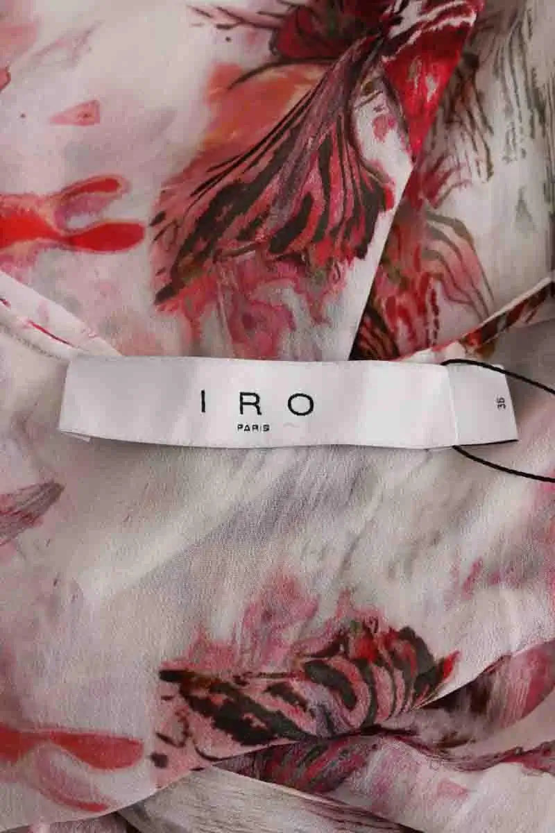 Blouse Iro Syla Rouge en Viscose