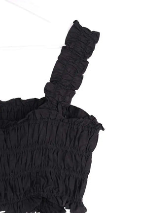 Top sans manche Maje Noir en Synthétique