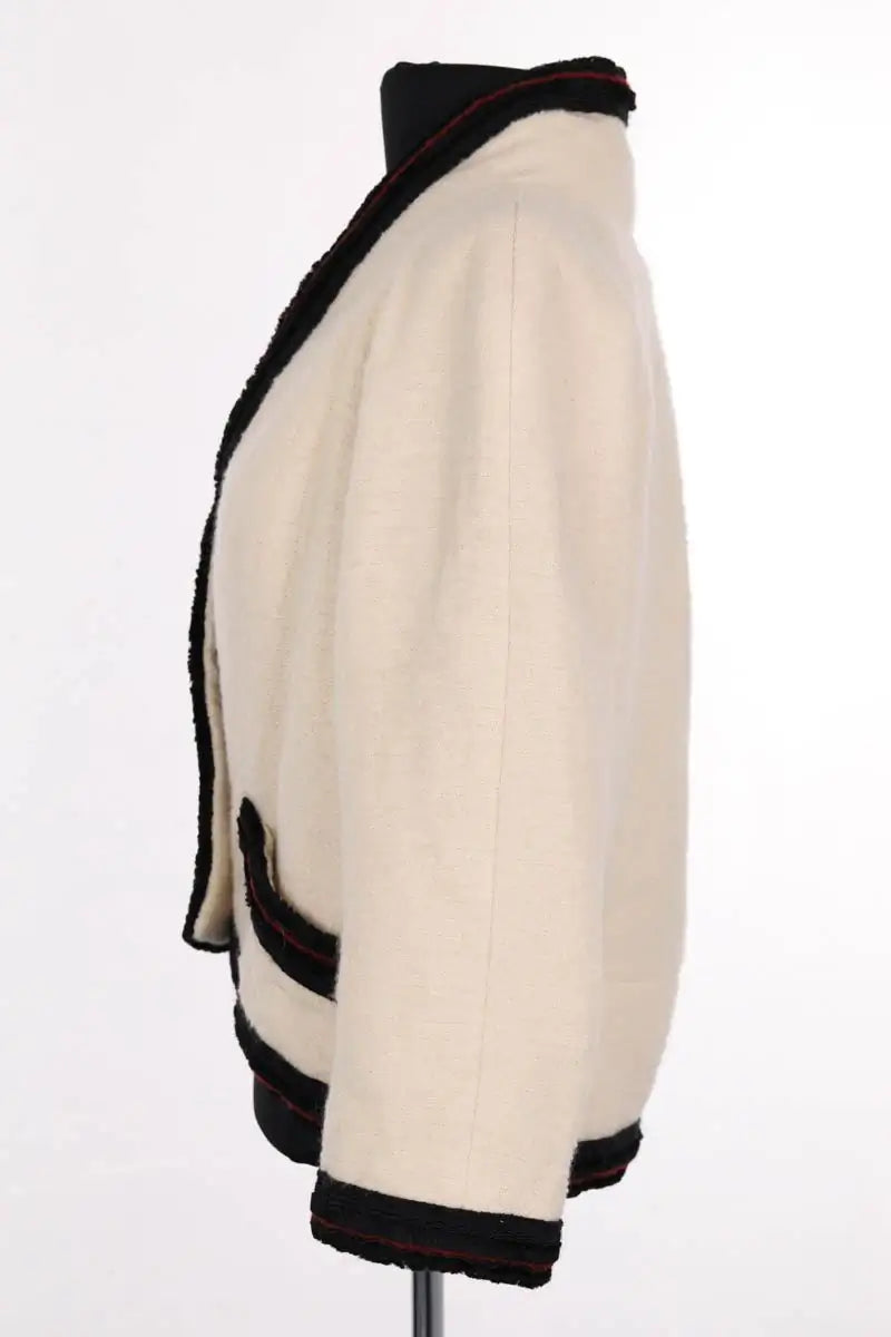 Veste Chanel Beige en Cachemire