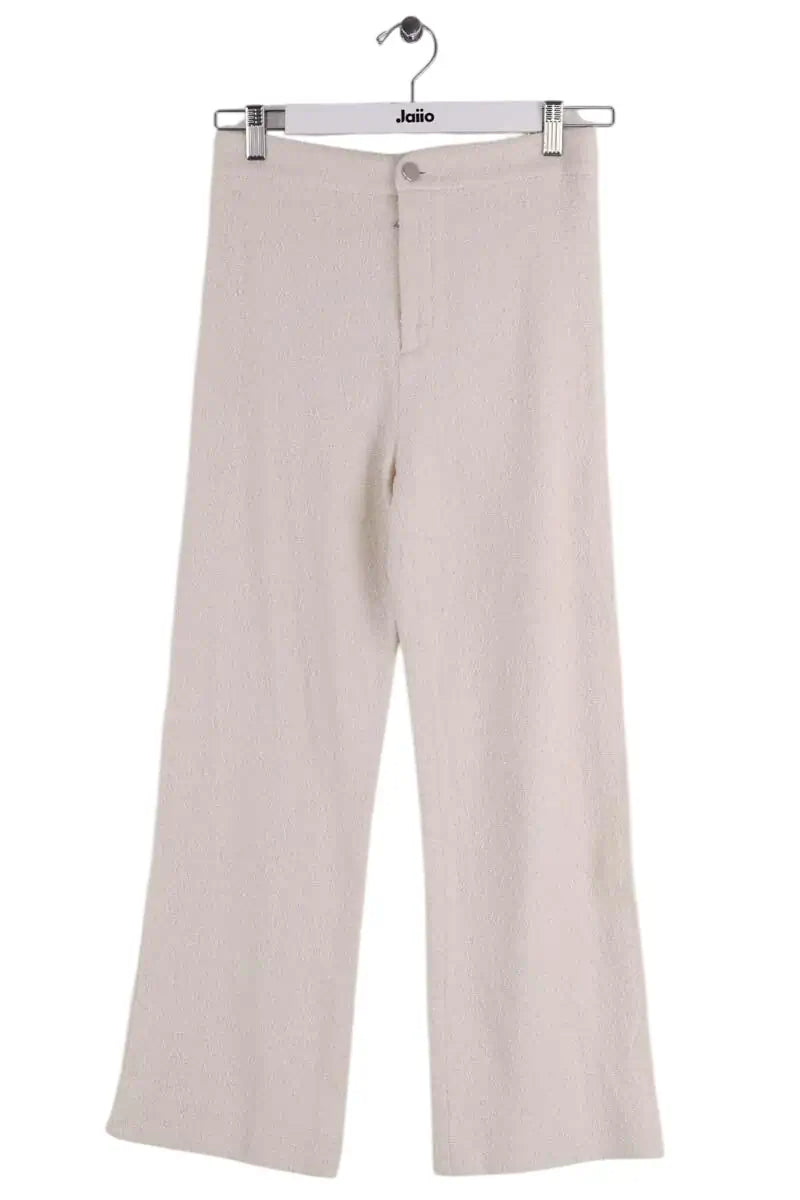 Pantalon droit Roseanna Blanc en Coton, taille S - Seconde Main
