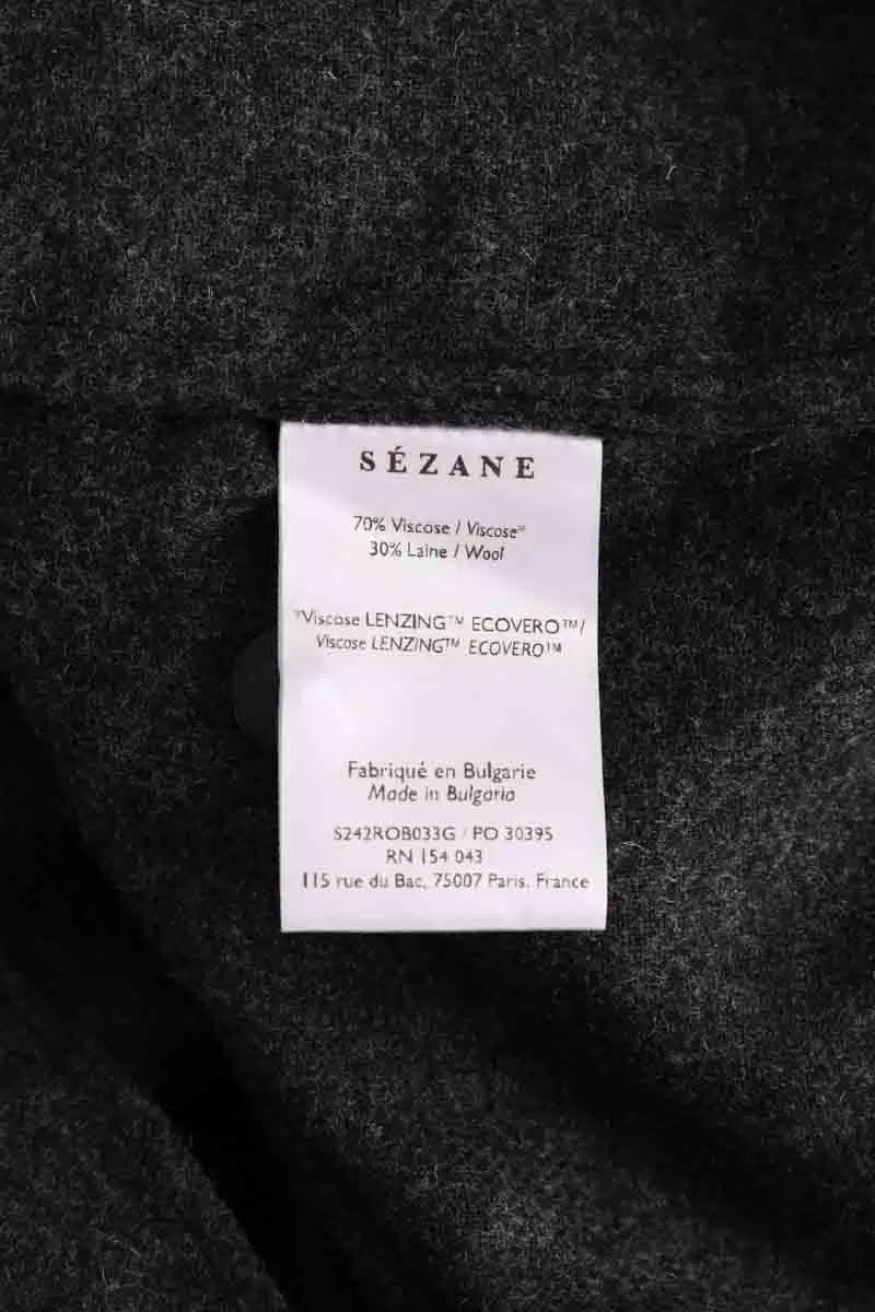 Robe  Sézane Gris en Viscose