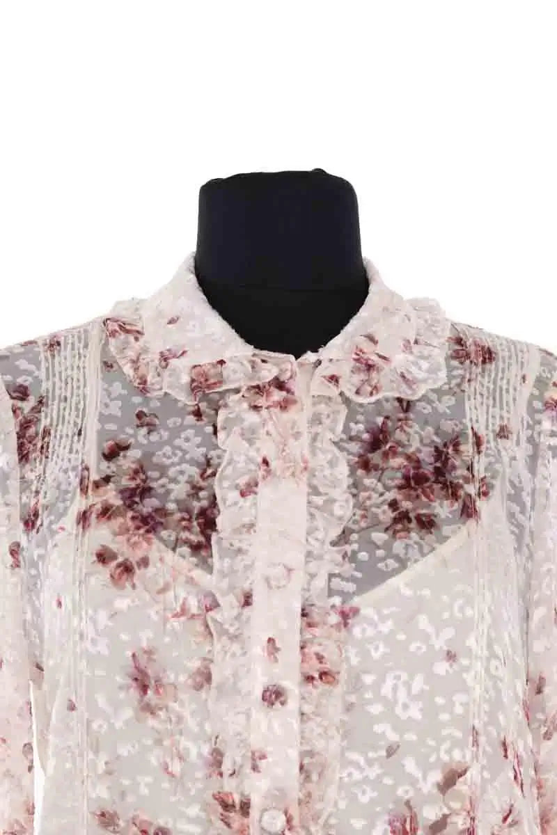 Blouse Lisa Beccaria Rose en Viscose