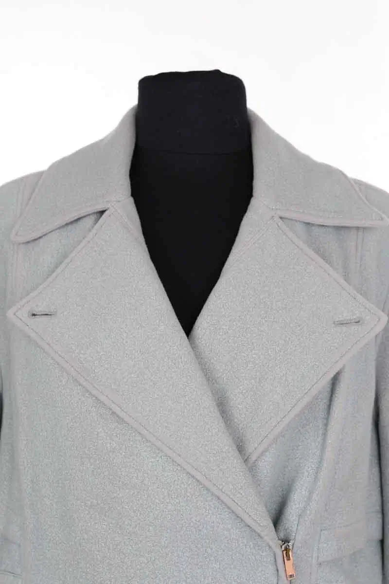 Manteau Maison Martin Margiela Gris en Laine