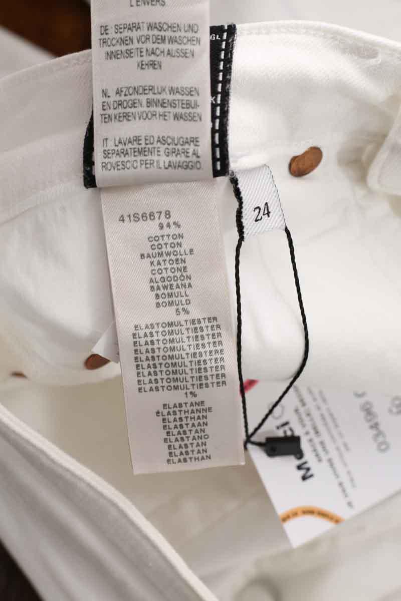 Jean 7 For All Mankind  Blanc