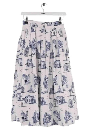 Jupe Maje Blanc en Coton