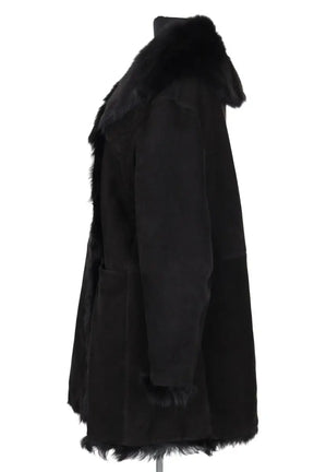 Peau Lainée  Alaïa Noir en Fourrure