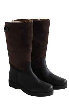 Bottes Loro Piana Marron en Daim