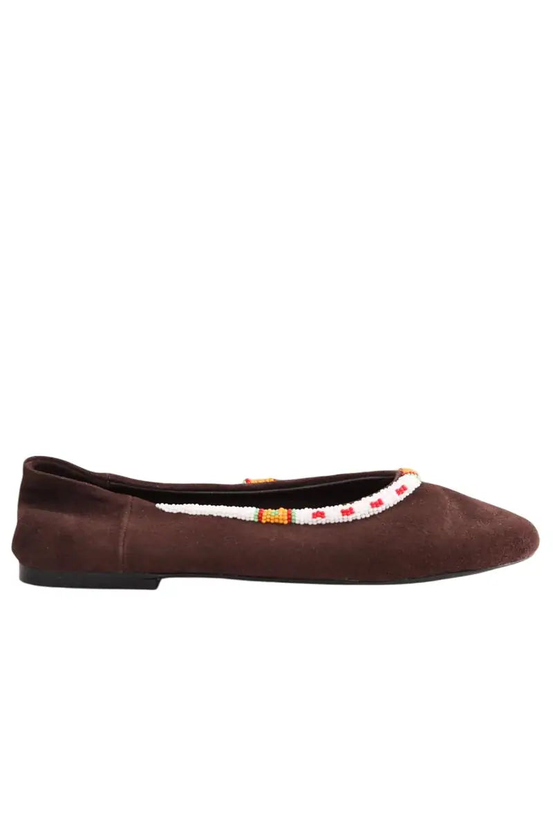 Ballerines Arizona Love Marron en Daim, taille 38 - Seconde Main