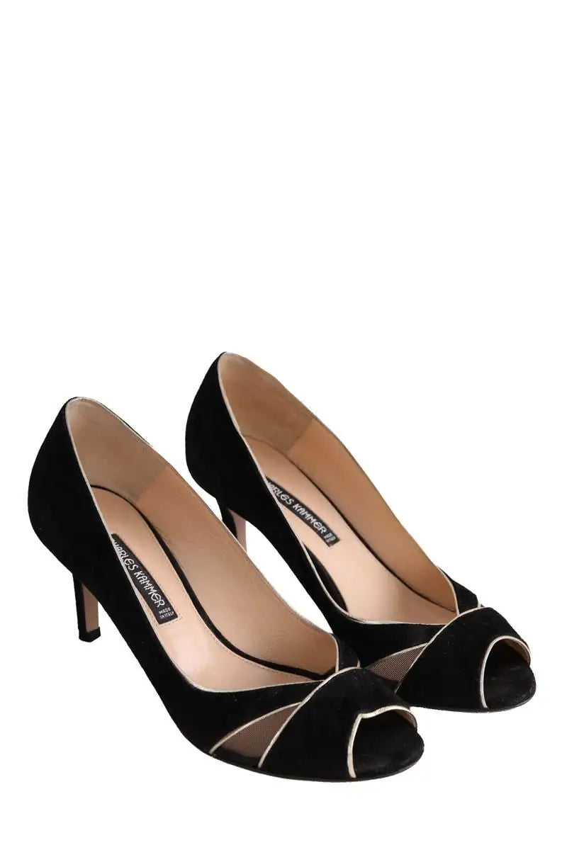 Talons Charles Kammer Noir en Daim