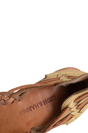 Espadrilles Leon & Harper Marron en Cuir