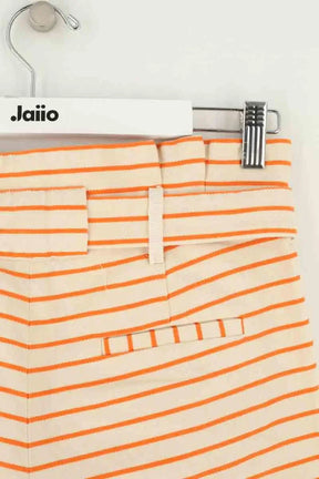 Mini short Tara Jarmon Orange en Lin