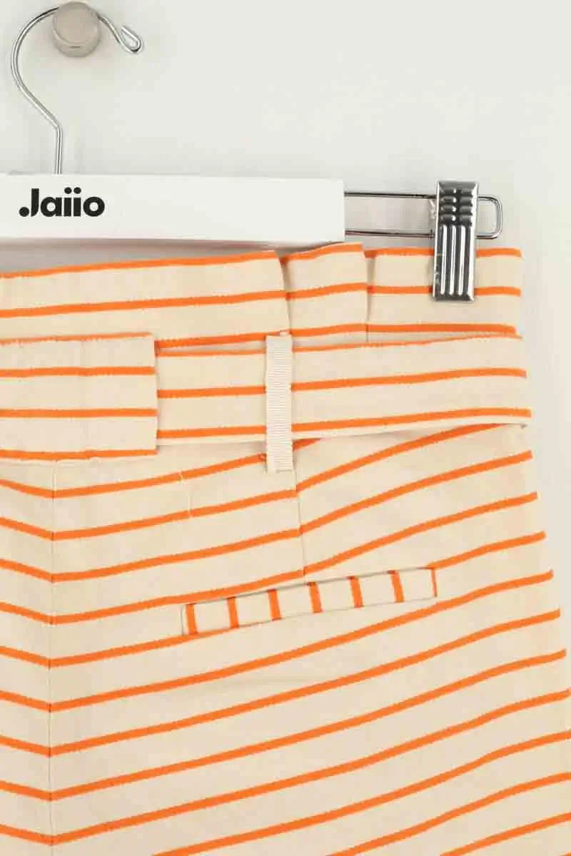 Mini short Tara Jarmon Orange en Lin