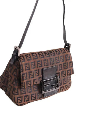 Sac porté épaule Fendi Marron en Synthétique