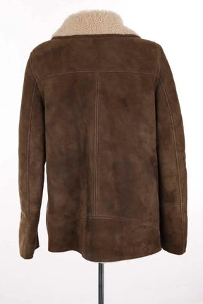 Peau Lainée Ba&Sh Marron en Cuir