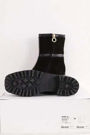 Bottes Free Lance Noir en Cuir