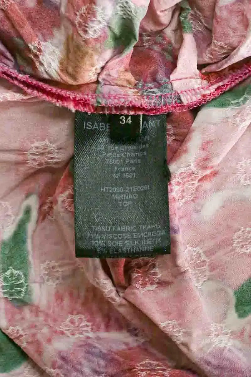 Blouse Isabel Marant Rose en Viscose