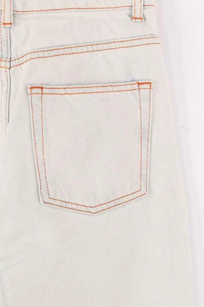 Jean droit Sandro Bleu en Coton