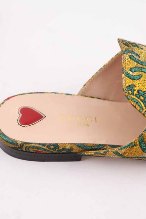 Mules Gucci  Doré